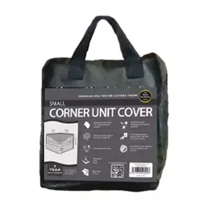 Small Corner Sofa Unit Cover – Waterproof Black - image 2