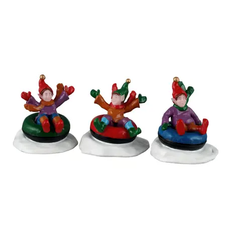 SNOW TUBERS, SET OF 3