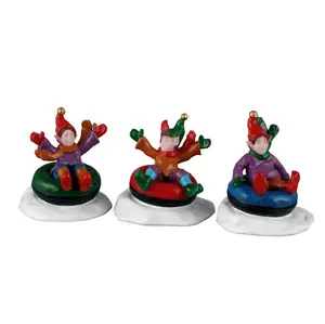 SNOW TUBERS, SET OF 3
