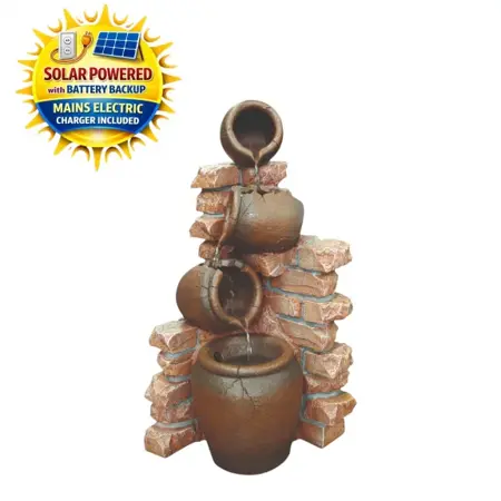 Solar 4 Pots Water Feature - image 1