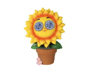 Solar figurine resin steady