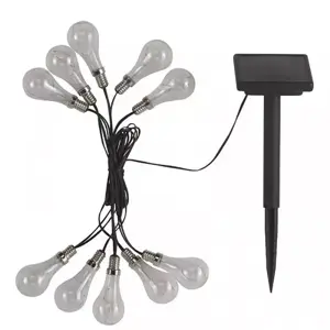 Eureka! Solar Globe String Lights – Vintage Bulb – Set of 10 - image 2