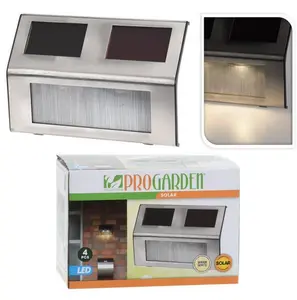 SOLAR LIGHT STAINLESS SET 4PCS