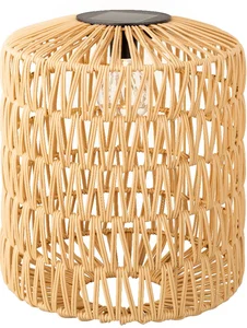 Solar pendant wicker steady