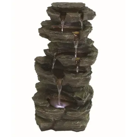 Solar Slate Falls Water Feature - image 2