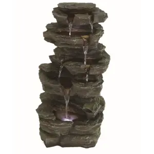 Solar Slate Falls Water Feature - image 2
