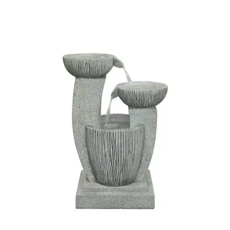 Solar Textured Bowls Water Feature - image 2