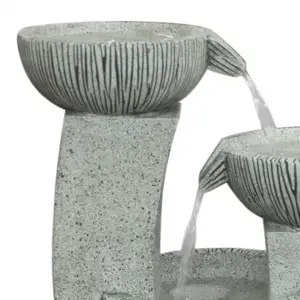 Solar Textured Bowls Water Feature - image 4