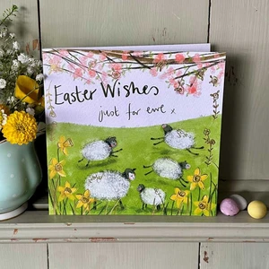 SPRS74 EASTER FLOCK EAST CARD