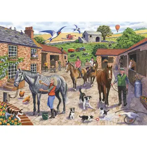 Jigsaw 1000 Piece - Stable Yard (L) - image 2