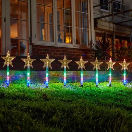 StarDecor Stakes - Set of 8 - Multi Coloured