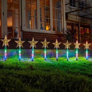 StarDecor Stakes - Set of 8 - Multi Coloured