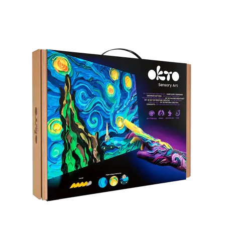 “Starry night” SENSORY ART Creative SET 30×40 cm - image 1