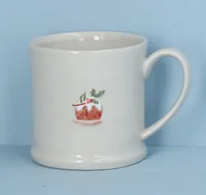 Ceramic Mini Mug with Plum Pudding