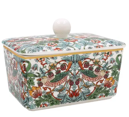 Strawberry Thief Butter Dish - image 2