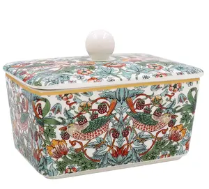 Strawberry Thief Butter Dish - image 2