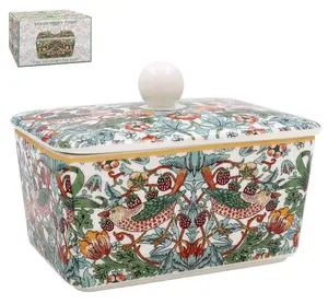Strawberry Thief Butter Dish - image 1