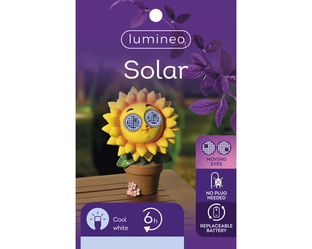 Sunflower Solar Resin Figurine - image 2