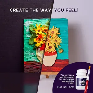 “Sunflowers” SENSORY ART Creative SET 30×40 cm - image 7