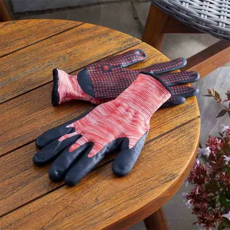 Super Grips - Gardening Gloves Red Medium / Size 8