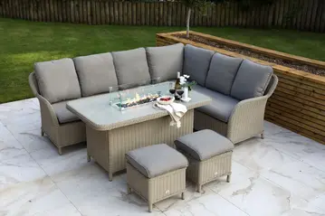 Cassano Corner Modular With Firepit Table - image 3