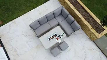 Cassano Corner Modular With Firepit Table - image 2