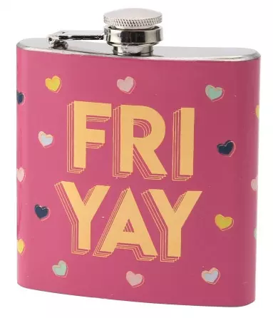 Sweet Tooth 'Fri Yay' Hip Flask