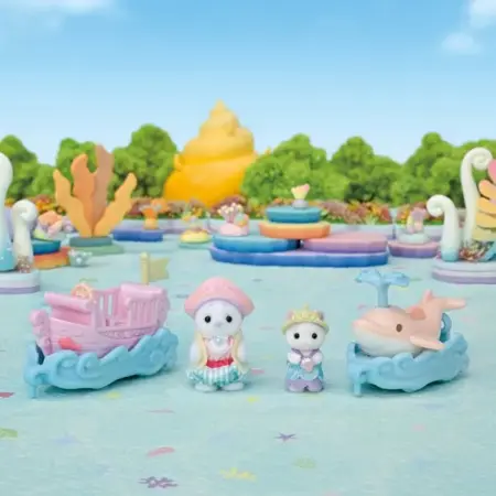 Sylvanian Families Amusement Park Ride Set – Ride the Waves - image 1