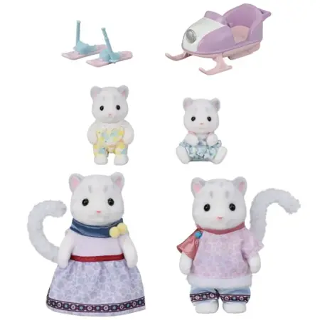 Sylvanian Families Snow Leopard Family - image 1