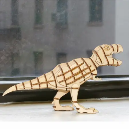 T-Rex 3D Wooden Puzzle - image 2