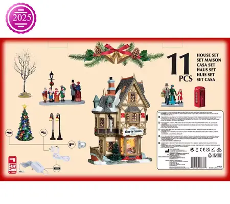 TANNENBAUM CHRISTMAS SHOPPE SET, INCL. ADAPTOR 74254, 550 mA (WHITE) - image 3