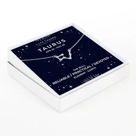 Taurus Gold Zodiac Constellation Necklace - image 2