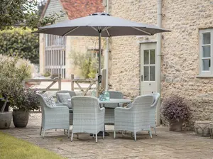 Tetbury 6 Seat Set - Cloud - image 1