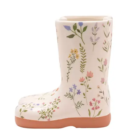 The Cottage Garden Ceramic Vase Small  - Floral Wellies - image 4