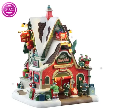 THE ELF SERVICE SLEIGH & SLED REPAIR, BATTERY OPERATED (4.5V)