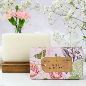 The English Soap Company 190g Anniversary Rose & Peony - image 2