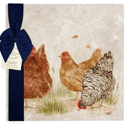 The Farmhouse Hens Large Platter - image 1