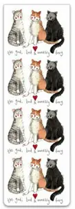 The Good The Bad And Incredibly Furry Bookmark by Alex Clark