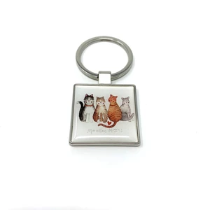 The Good, The Bad & The Incredibly Furry Key Ring by Alex Clark