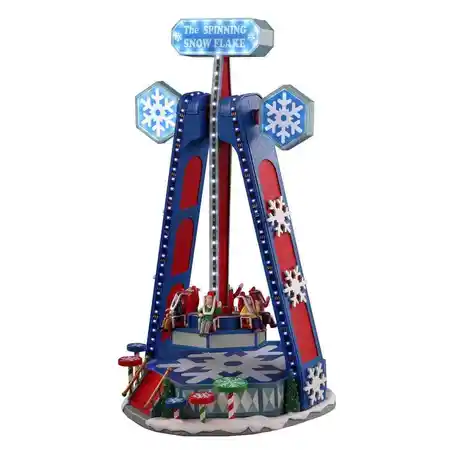 THE SPINNING SNOWFLAKE, INCLUDING ADAPTOR 550 mA