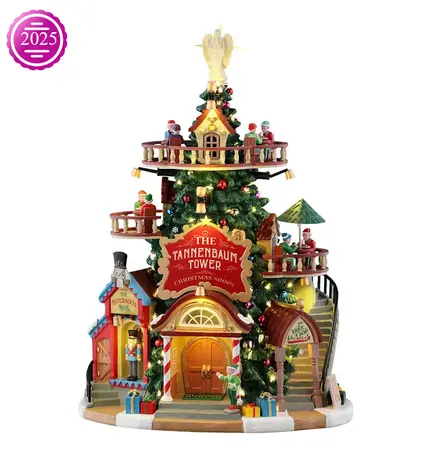 THE TANNENBAUM TOWER CHRISTMAS SHOPS, BATTERY OPERATED (4.5V)