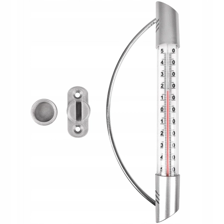 Thermometer Wall 8Xh23Cm Silve - image 2