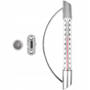 Thermometer Wall 8Xh23Cm Silve - image 2