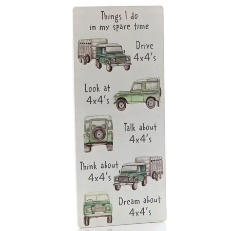 Things I Do In My Spare Time With My Landy Wood Plaque - image 1