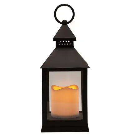 Thoughts of You Black Graveside Lantern - Plain - image 1