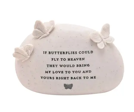 Thoughts of You Butterfly Graveside Pebble - Fly To Heaven - image 1