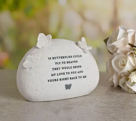 Thoughts of You Butterfly Graveside Pebble - Fly To Heaven - image 2