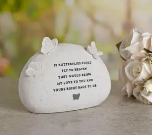 Thoughts of You Butterfly Graveside Pebble - Fly To Heaven - image 2