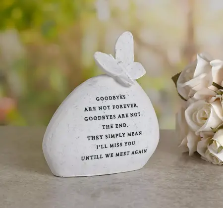 Thoughts of You Butterfly Graveside Pebble - Goodbyes - image 2