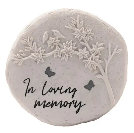 Thoughts of You Graveside Round Stone - Loving Memory - image 1